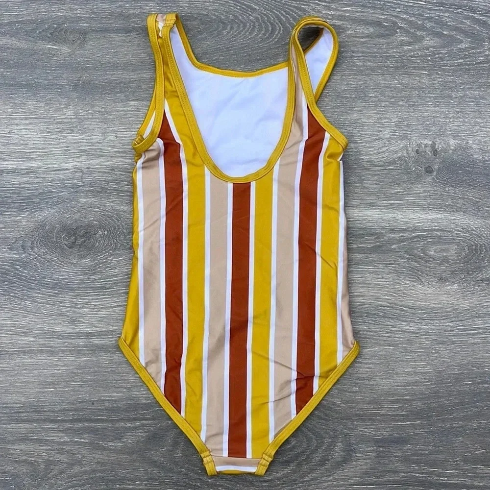 Girl's Seaesta Surf Deep Sea Tangle Swimsuit, size 5/6